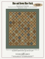 Blue and Brown Nine-Patch by 