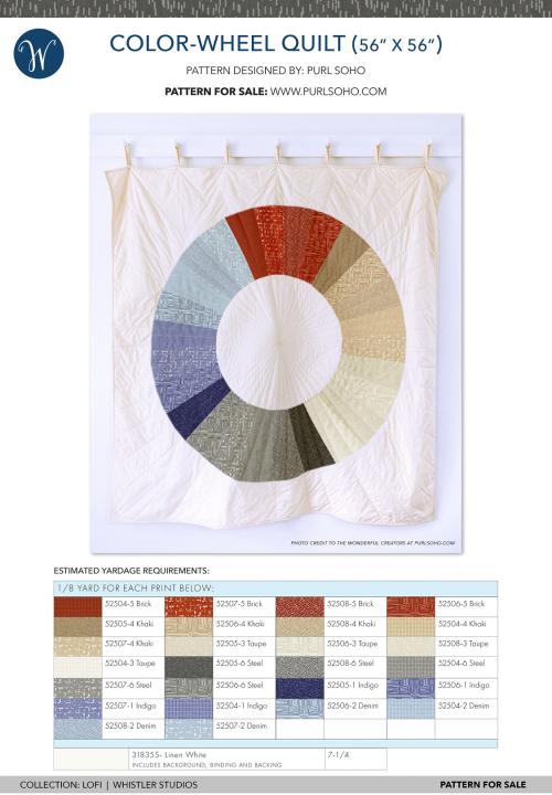 Color-Wheel Quilt (56 x 56)